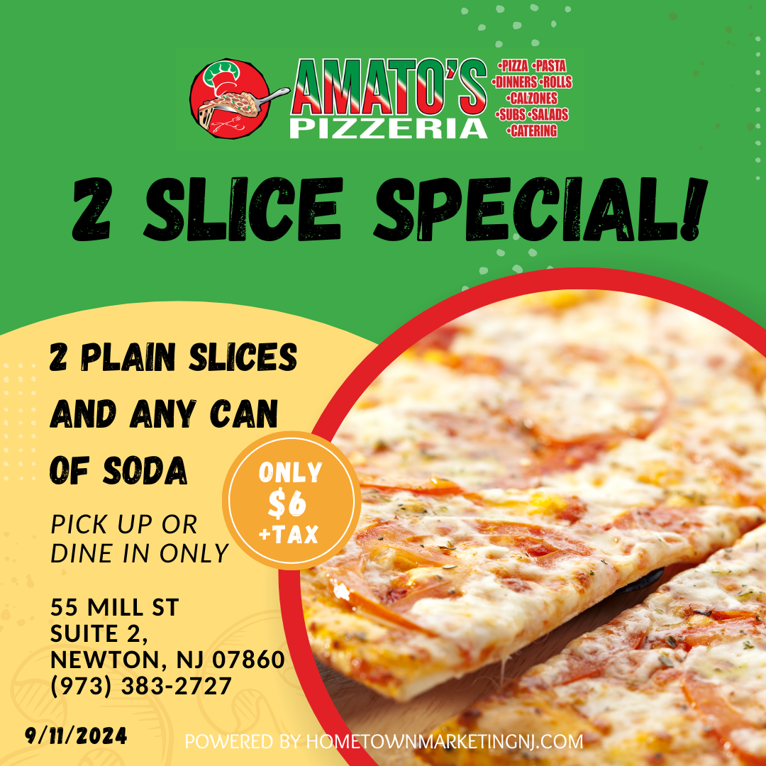 2 slice special amato pizza 2024